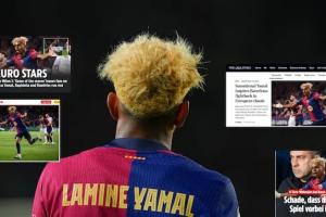 赛事直播-震惊世界！亚马尔登上各国媒体头版：外星人！17岁的超级巨星