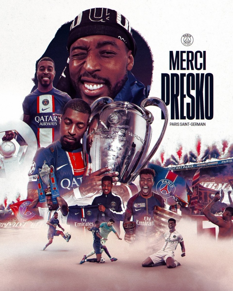 社区互动-告别！记者：巴黎将在对阵朗斯赛后致敬金彭贝